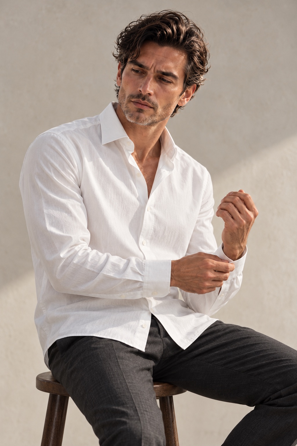 White shirt campaign concept
